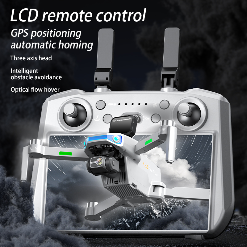 AE3 PRO Max NEW LCD SC GPS Дро – обзор и цена Drone Gimbal Controller